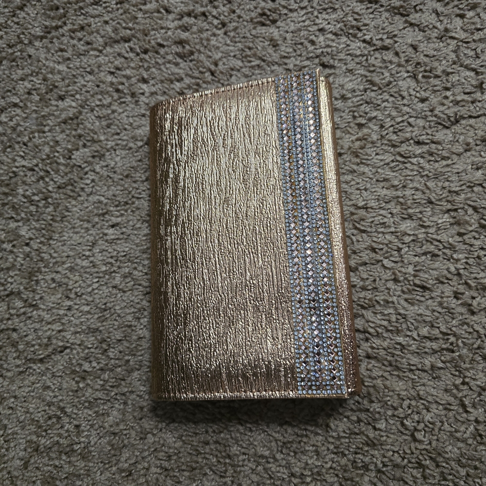 Gold and Silver Textured Wallet